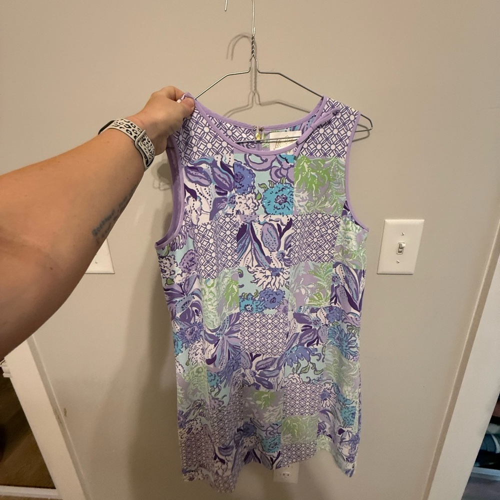 Lilly Pulitzer Floral Pastel Strapless Dress